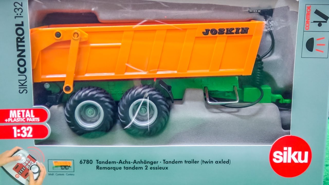 RC tractor trailer gets unboxed and loaded for the first time!