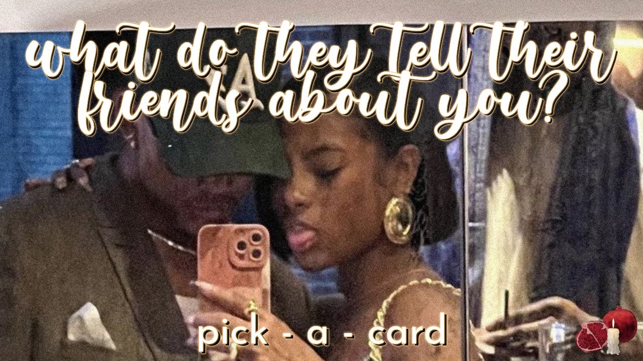 🔮💛 what do they tell their friends about you? 😛💋 pick a card 🧚‍♀️✨ #tarot