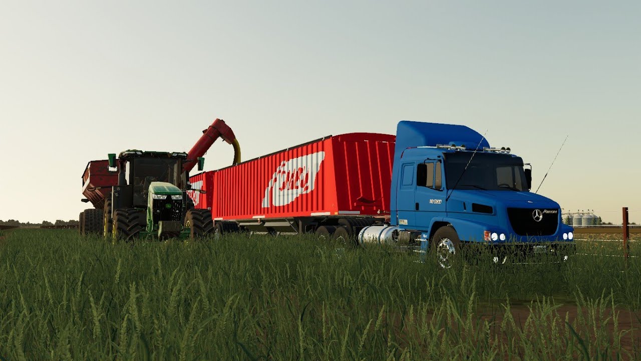 FS19 ARGENTINA (Timelapse) serie (SUR DE SANTA FE)#42- Trilla de maiz