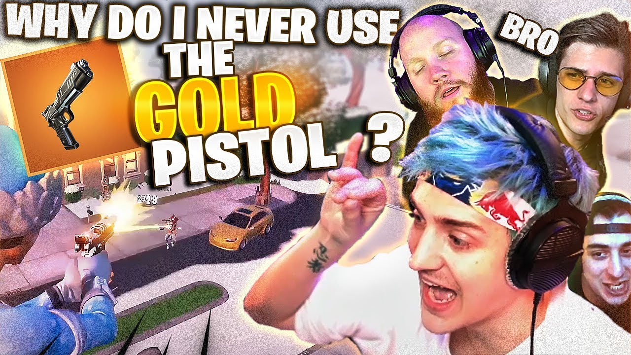 WHY DO I NEVER USE THE GOLD PISTOL!? IT'S LIT! FT. TIMTHETATMAN, NATE HILL & CLOAKZY