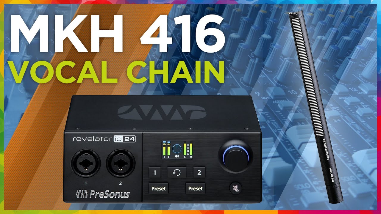 MKH 416 BEST vocal chain for live streaming (feat. Revelator io24)