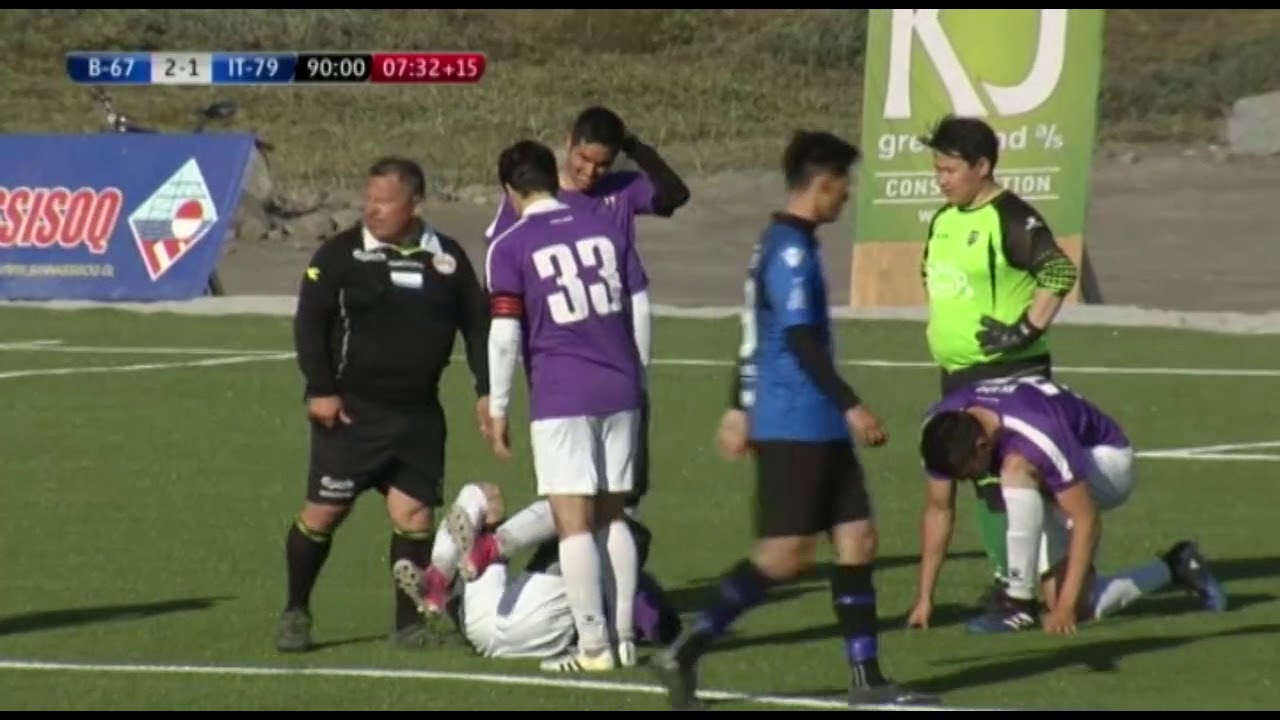 Finaalip sivitsornera B-67 vs IT-79 (3:3) Nunatsinni Pissartanngorniunneq 2017 GM 12.08.2017