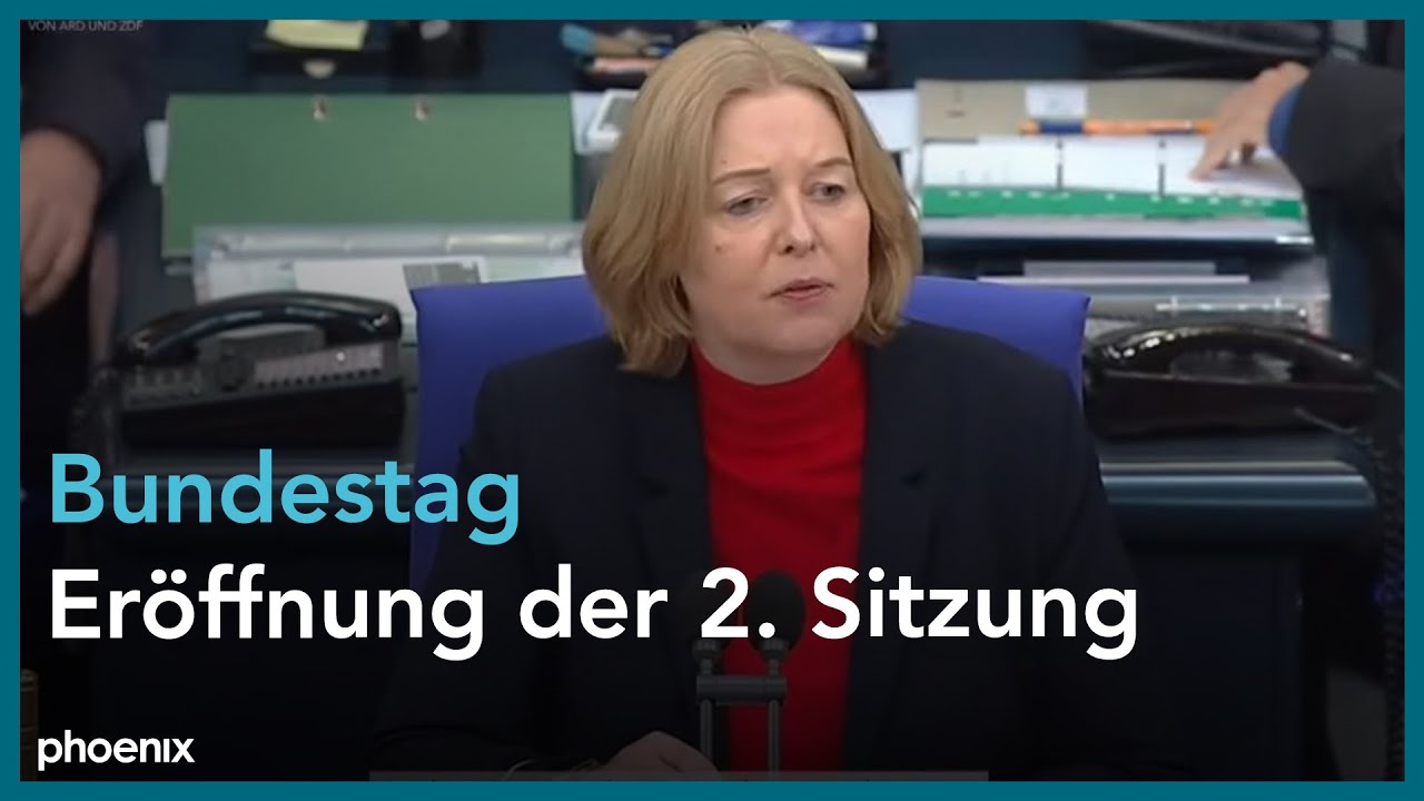 Bundestag: Eröffnung durch Bärbel Bas (SPD, Bundestagspräsidentin) am 11.11.21
