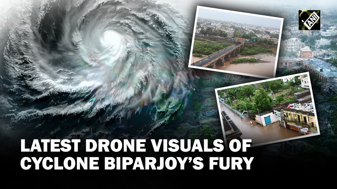 Latest drone visuals of destruction caused by Cyclone Biparjoy in Gujarat&rsquo;s Mandvi