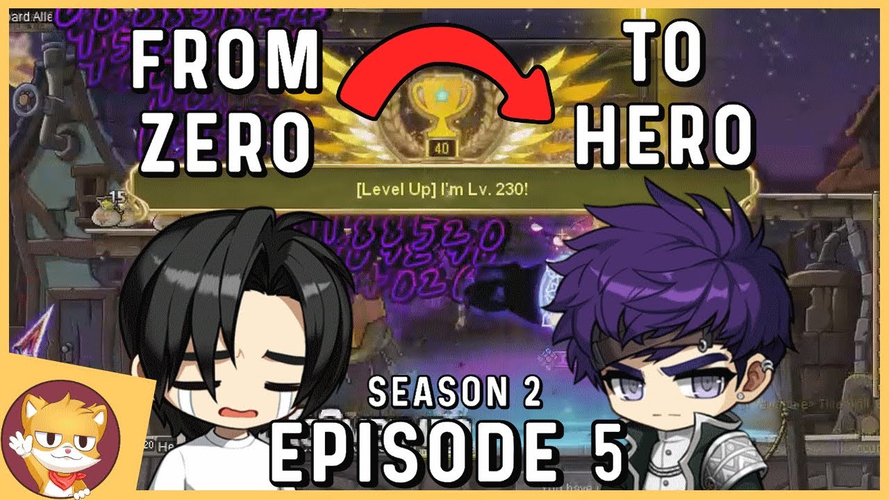 Getting Those Big Gains! | Zero To Hero S2 | Episode 5 | MapleStory Progression | GMS | Reboot