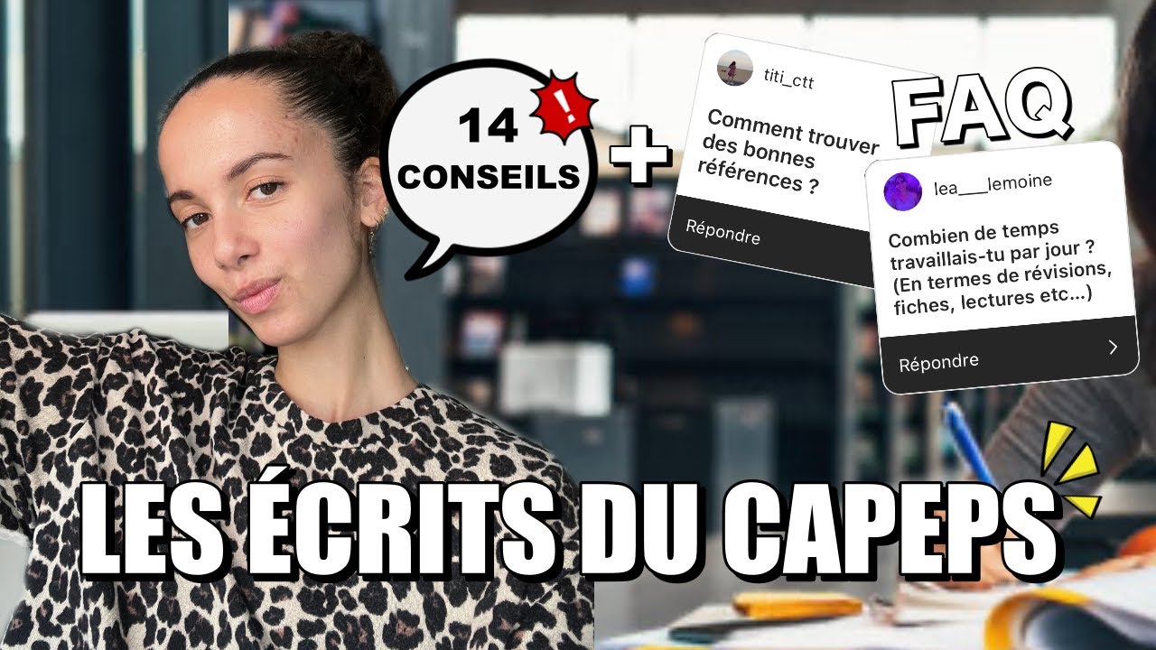 COMMENT RÉUSSIR LES ÉCRITS DU CAPEPS ? *conseils + FAQ