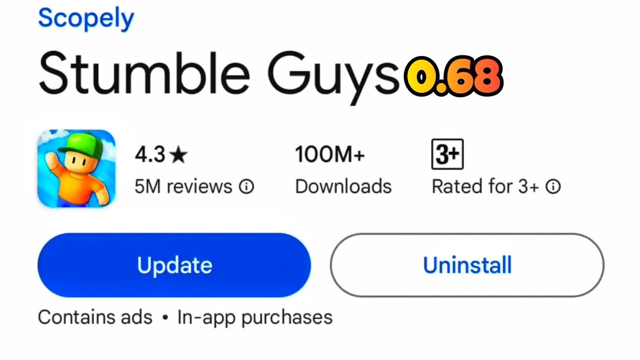 Stumble Guys 0.68 Update | What&rsquo;s new in version 0.68
