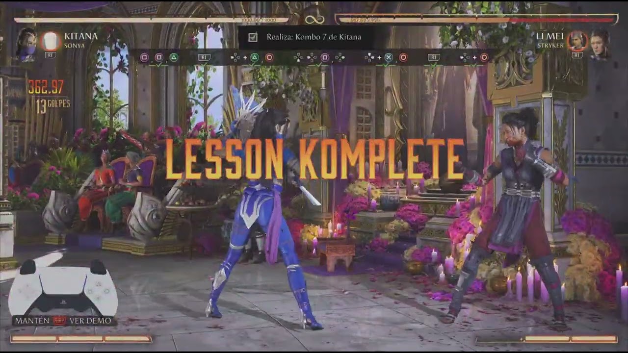 Combos con kitana mk1