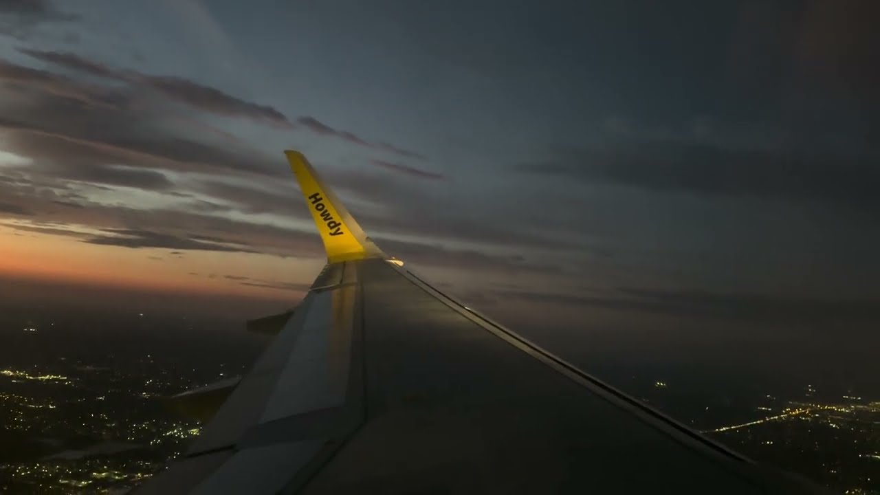 Airbus A320 Approach and Landing at Orlando, Florida