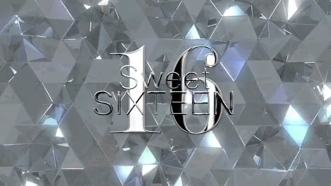 2 Hour Sweet 16 Sixteen Background Video with Music in Silver | 365Edits.com RSVP Website Builder