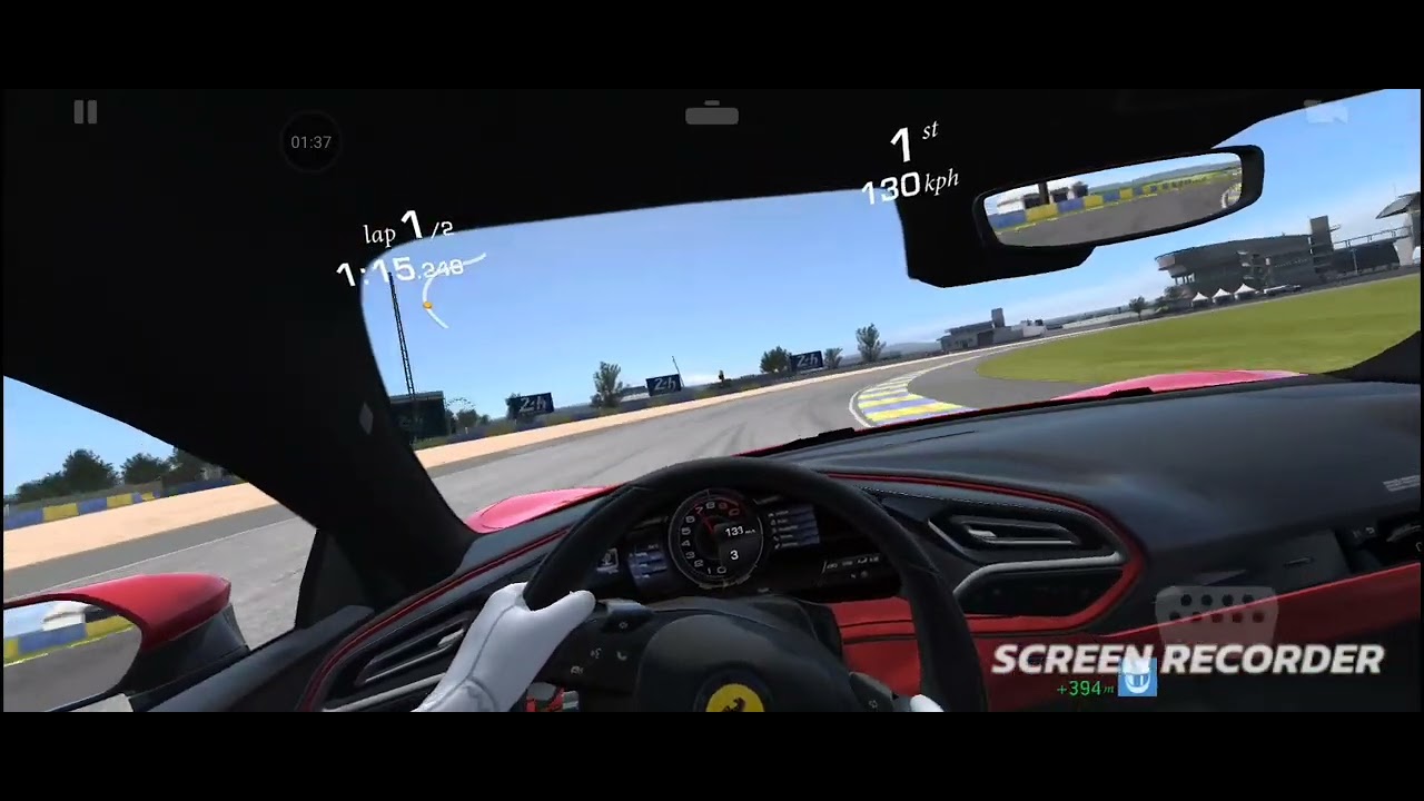 Ferrari 296 GTB - Bugatti Circuit - Real Racing 3 