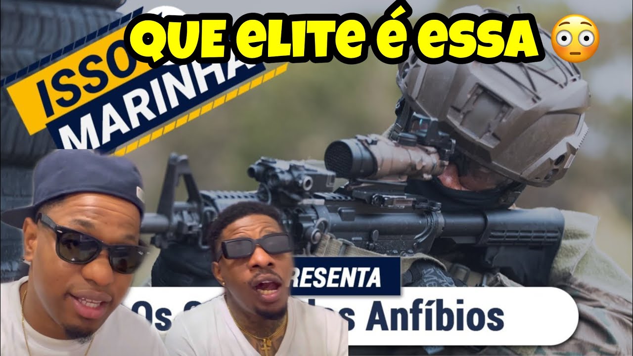 🇧🇷 O TREINO DA MARINHA BRASILEIRA ASSUSTOU O MEU IRMÃO - “Os Comandos Anfíbios” 🫣😳