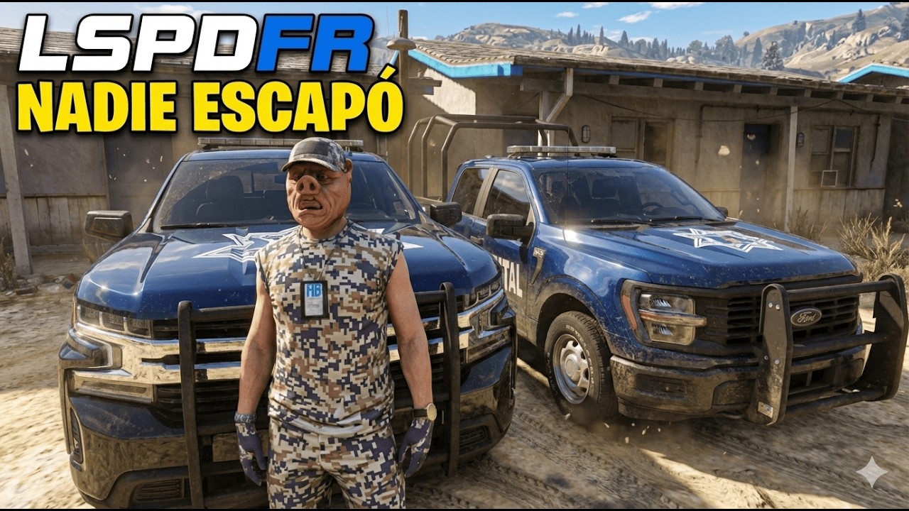 GTA 5 Policía | 2 Persecuciones, 4 Sospechosos y Cero Escapados