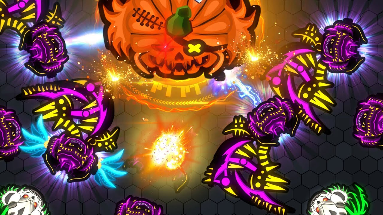 Defeating The NEW Pumpkin Boss In Evowars.io! | WORLD RECORD | New Update