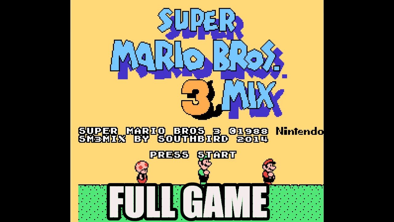 Super Mario Bros 3 Mix FULL GAME WALKTHROUGH