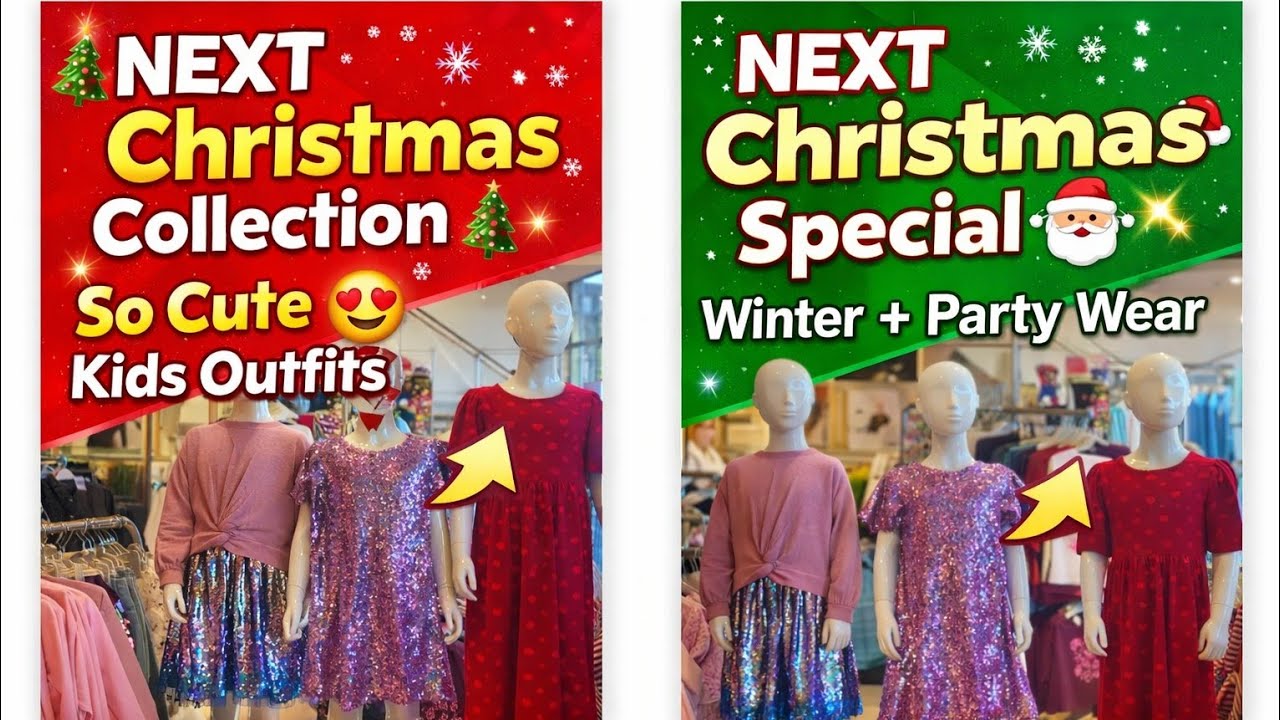 NEXT Christmas Special  | Kids Winter & Party Dresses 2025