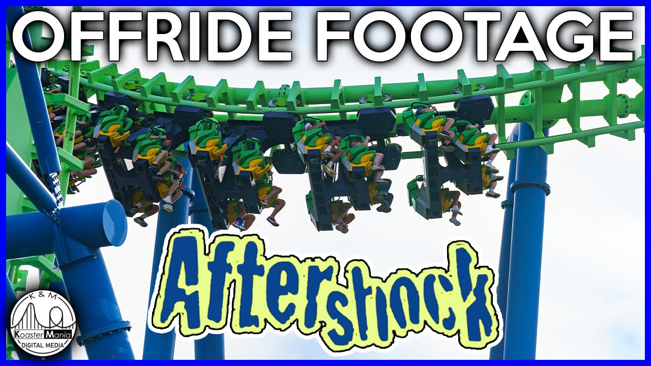 Aftershock | Silverwood | 4K Off-ride Footage | Non-Copyright | 2023