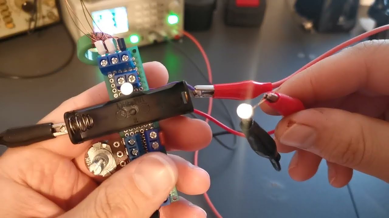 Joule Thief mit A4F Wicklung plus 3. Wicklung Update 10