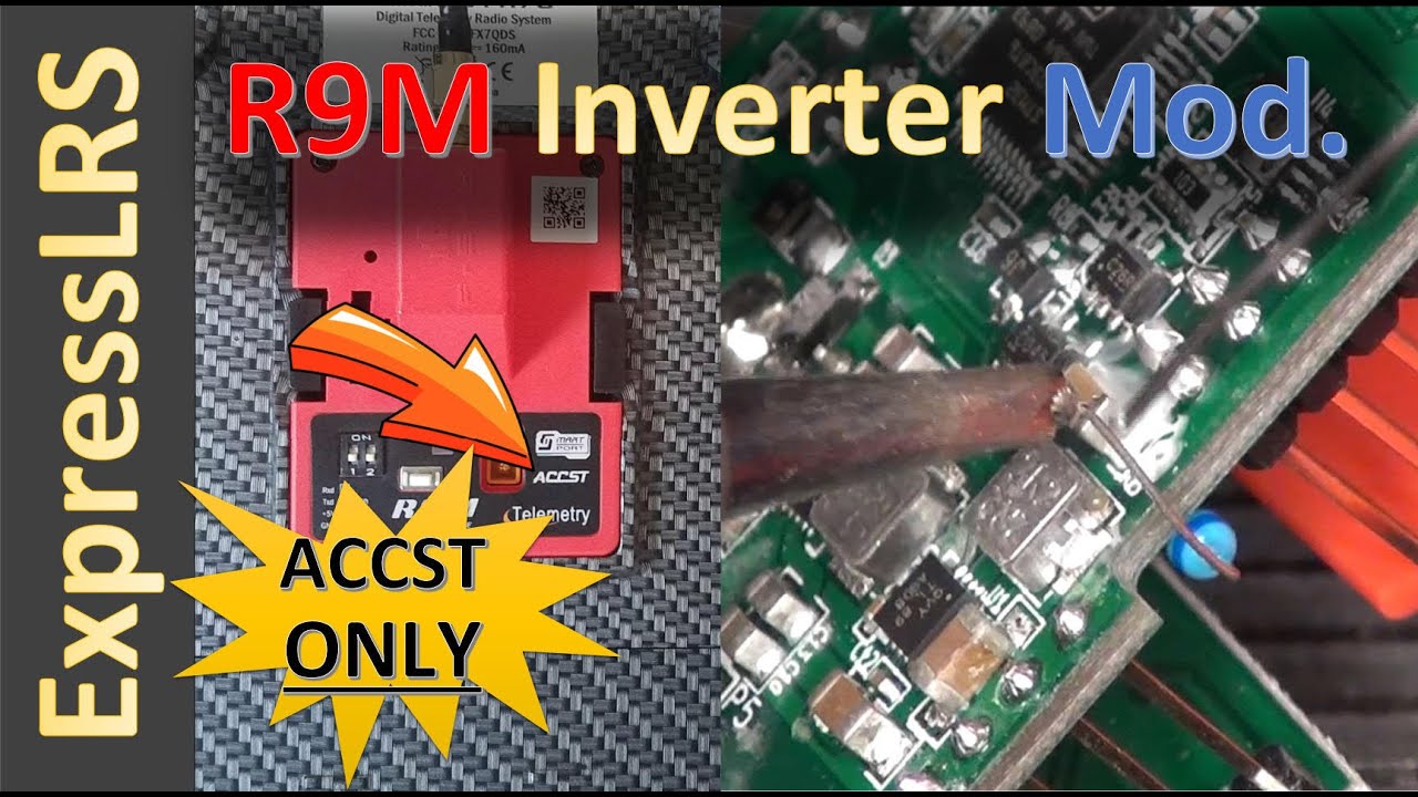 ExpressLRS: Inverter Mod for R9M | 2018 ACCST Modules ONLY