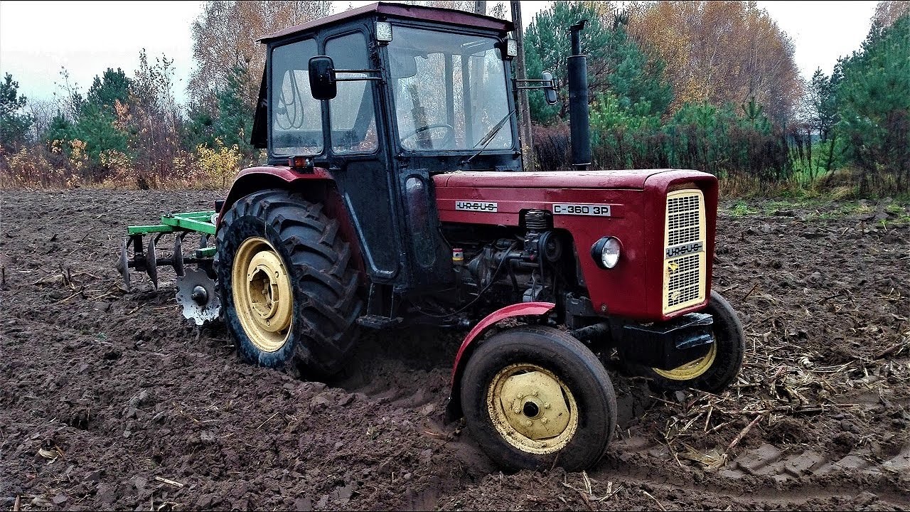 ŁOOGIŃ  Talerzowanie   perkinsem !! || Ursus C-360 3p || Bomet 1,8 m
