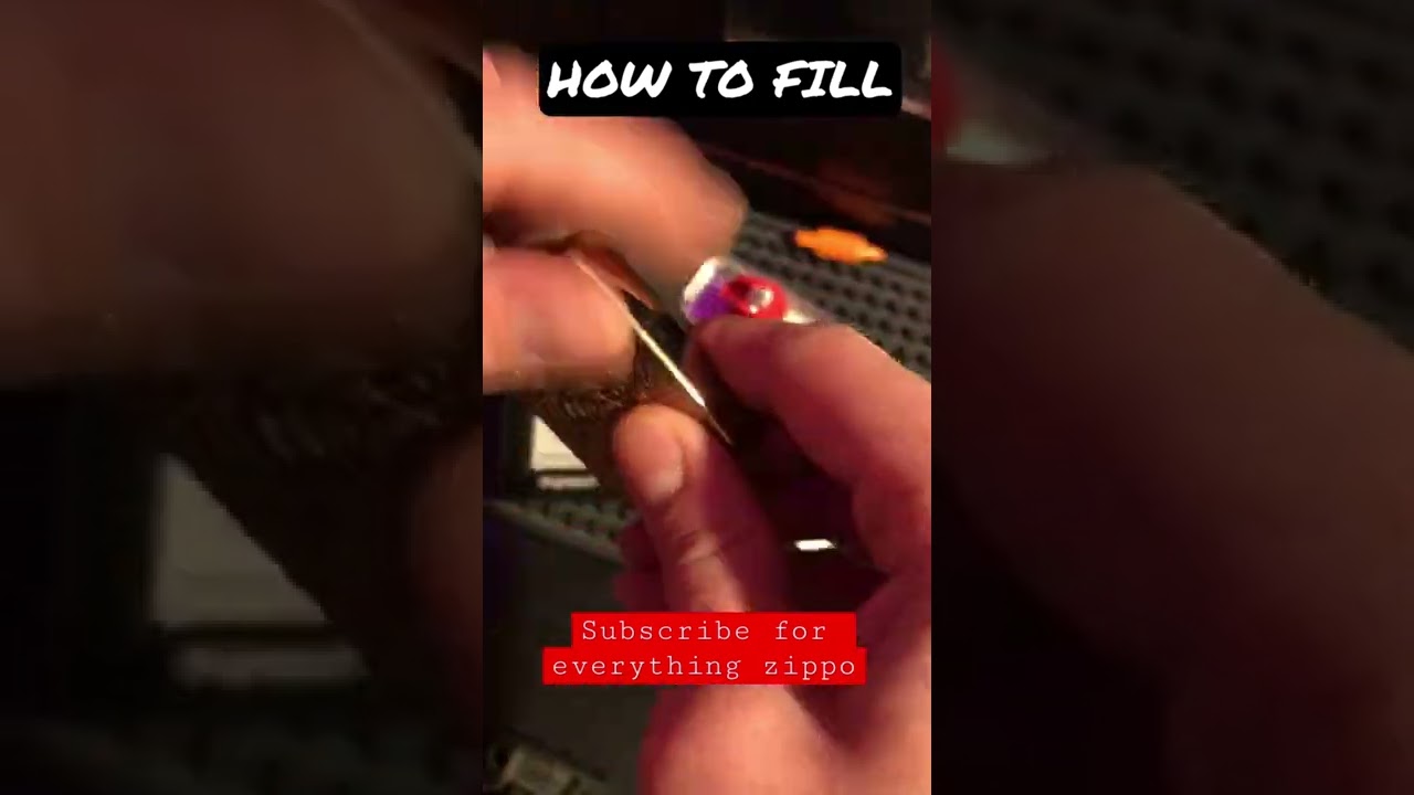 Как заправить Zippo