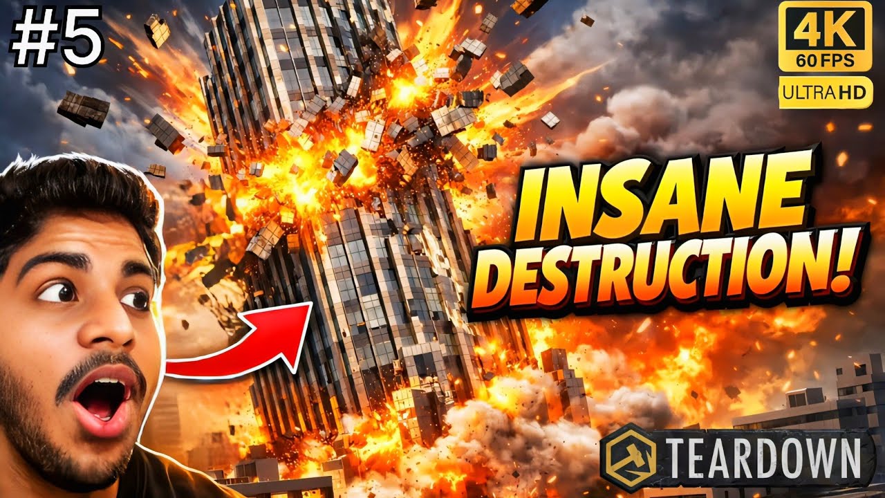 I DESTROYED A BIG TOWER IN TEARDOWN GAMEPLAY! #5