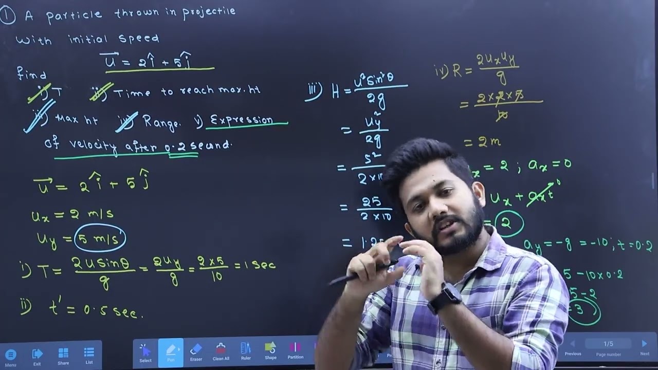 PROJECTILE MOTION NUMERICALS PART 2 | JEE MAINS / ADVANCE | NEET