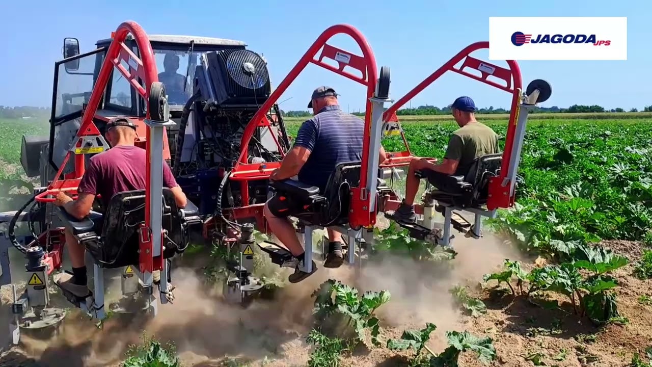 3-ROW the Zuza 3 Eco-Hydraulic Weeder Transforms Farming [Joystick Control]