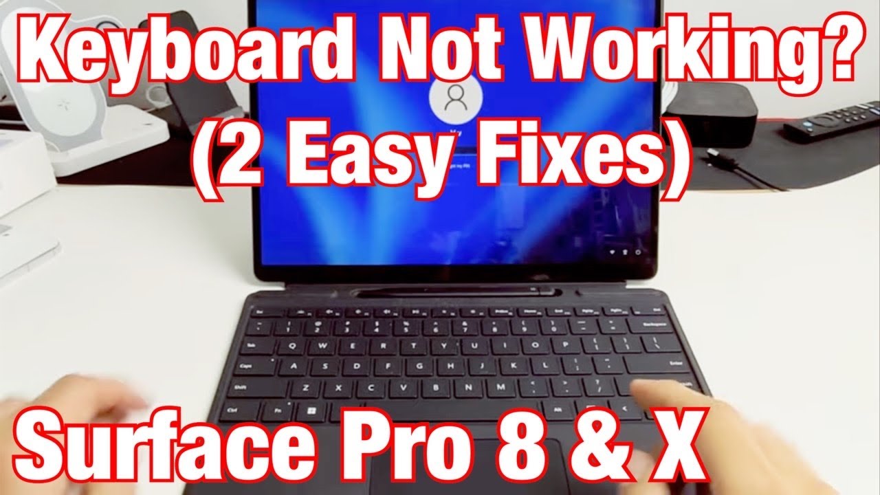 Microsoft Surface Pro 8 и X: клавиатура не работает? Не реагирует? 2 простых решения!