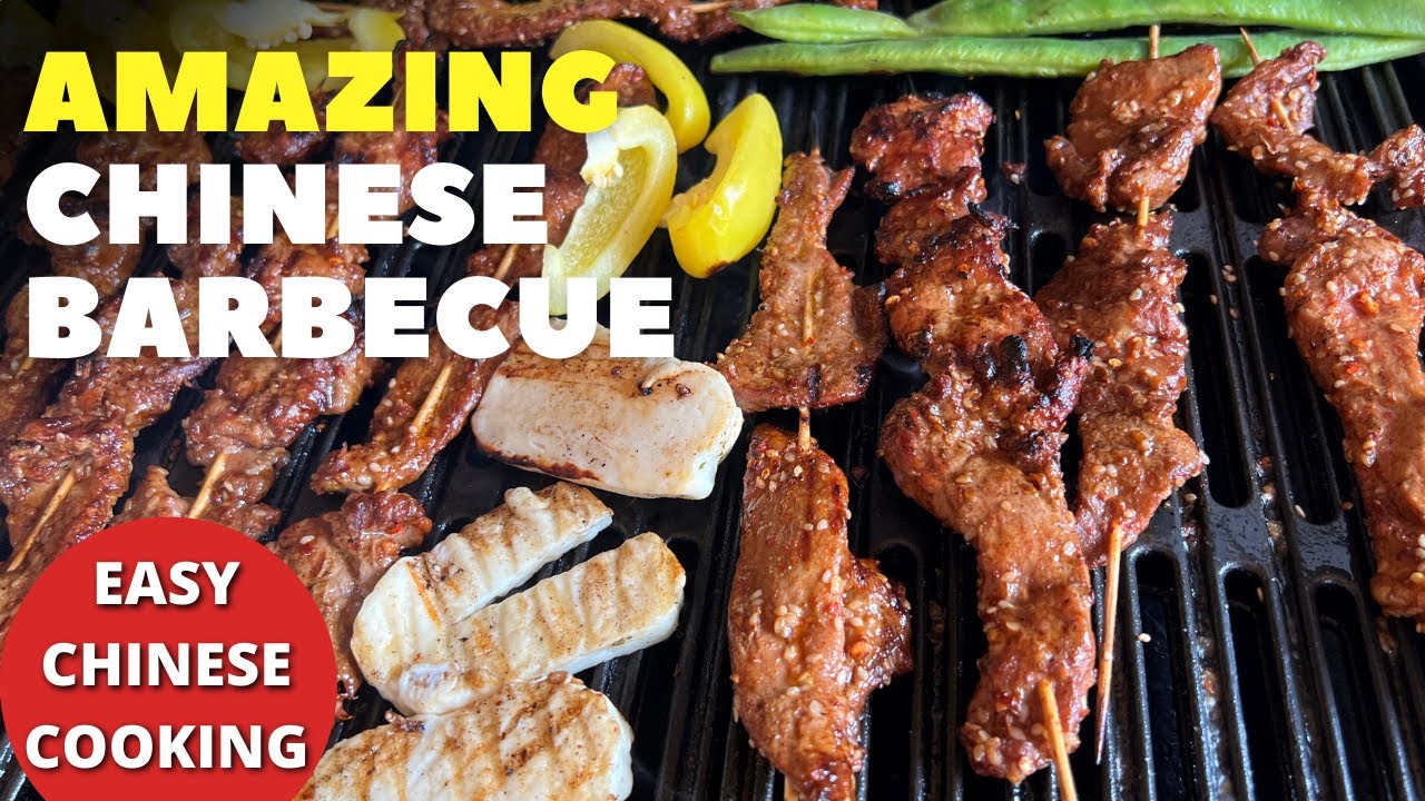Our Favourite Chinese Barbecue! How to cook a traditional Chinese Barbecue Pork or Lamb