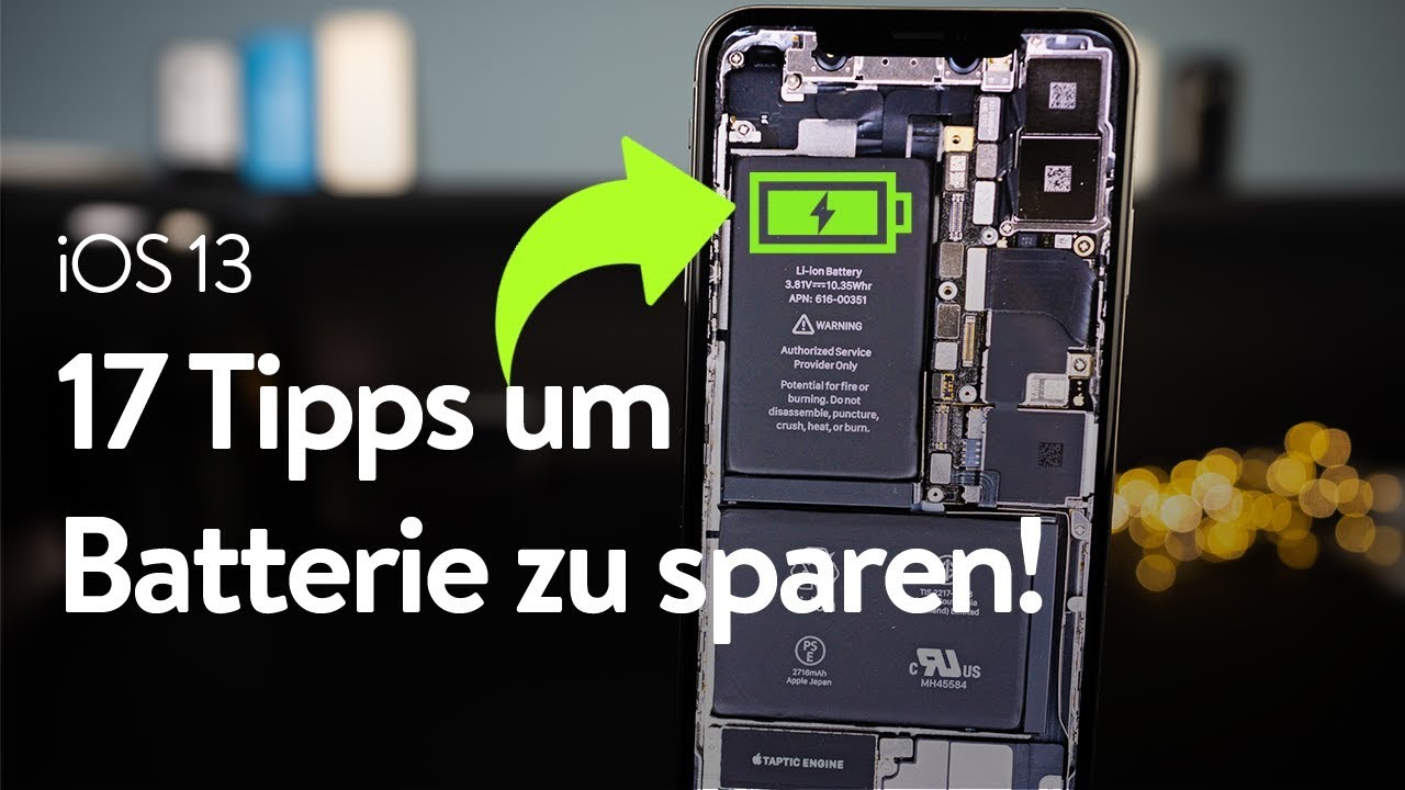 17 iOS 13 Tipps um Batterie zu sparen in 2020!