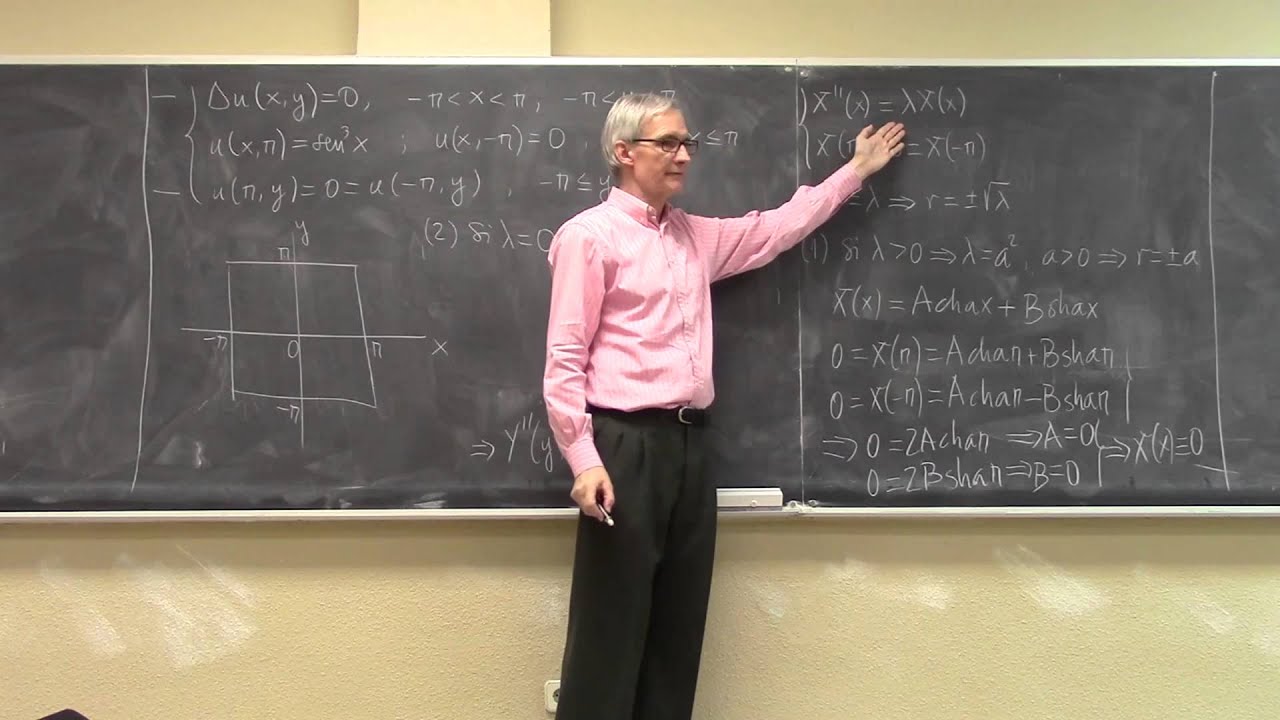Problema de contorno para la ecuación de Laplace II