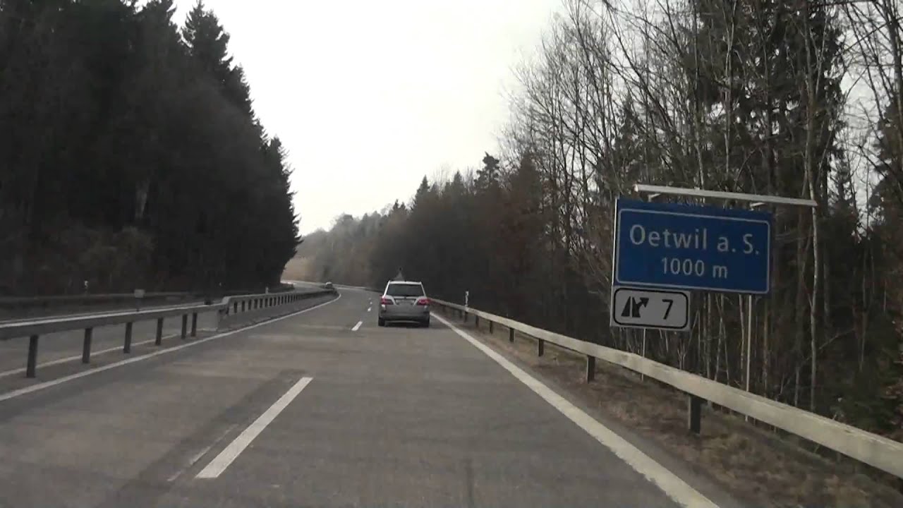 From Rapperswil SG to Uster / Autobahn A53/A52 /Schweiz / 02.2011/ 1080p HD