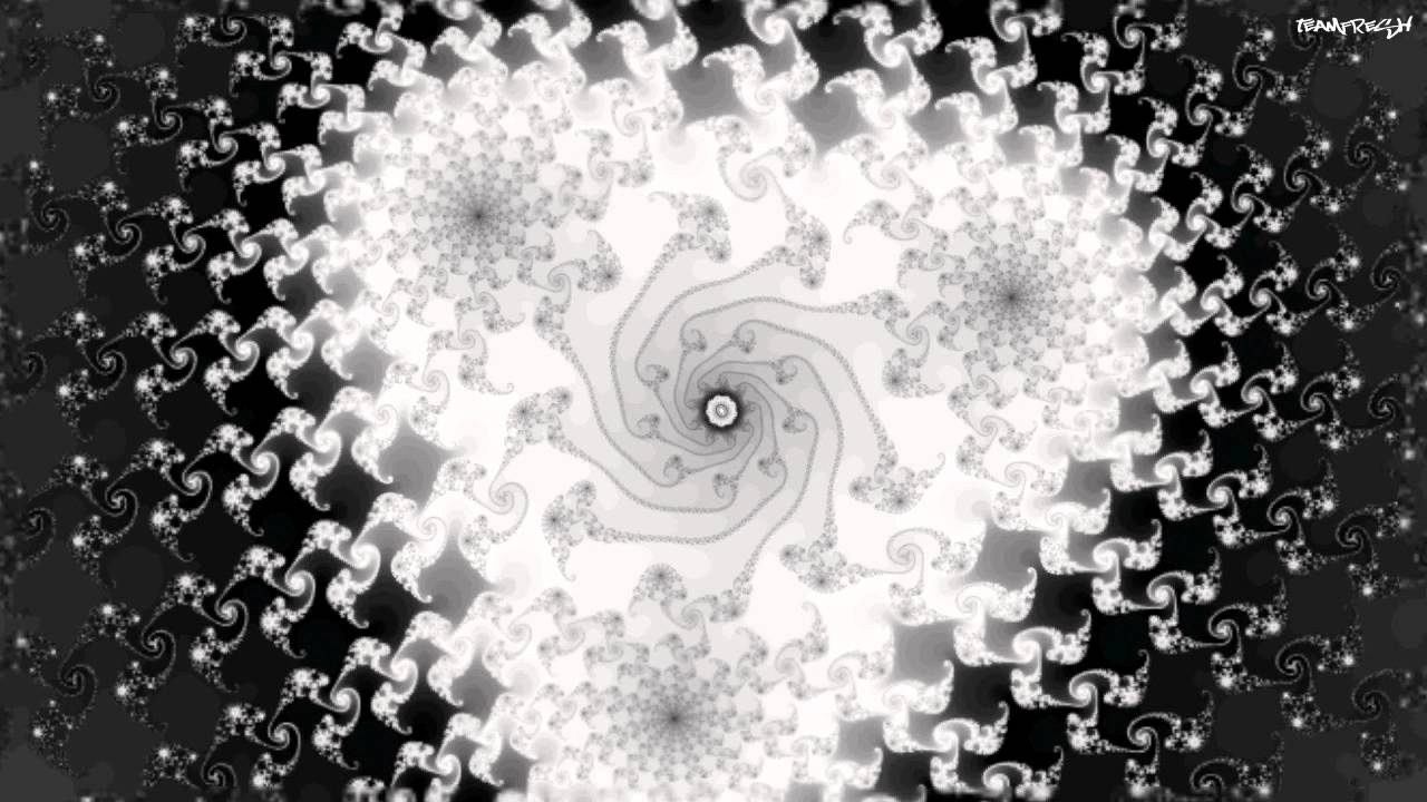 Fractal Zoom (Cubed Black And White) Raised Power Mandelbrot (720p 30fps)
