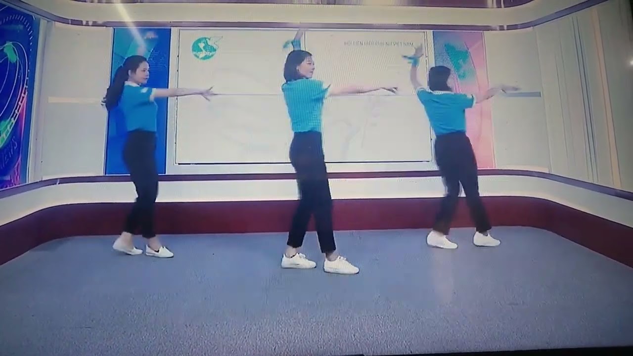 Hướng dẫn bài mẫu dân vũ Xinh tươi Việt Nam