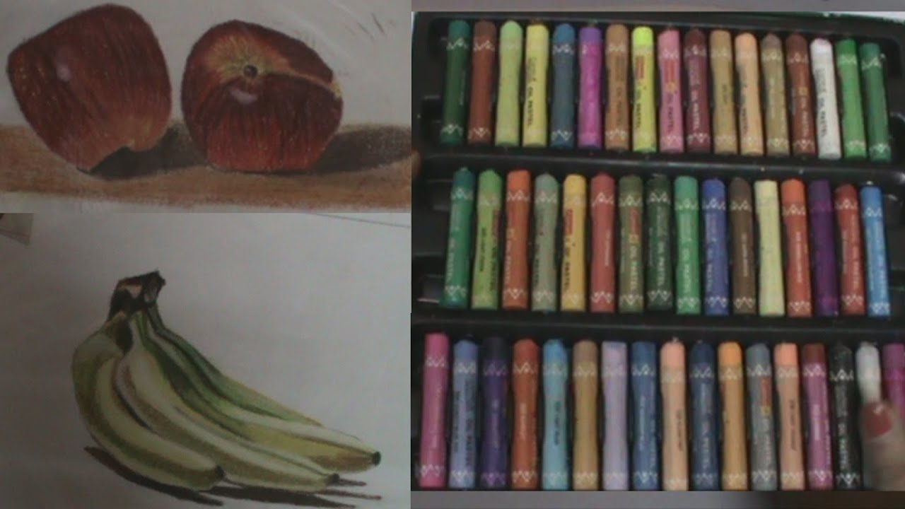 Oil Pastel Review: Camel Kokuyo Oil Pastels 50 shades | Saminspire