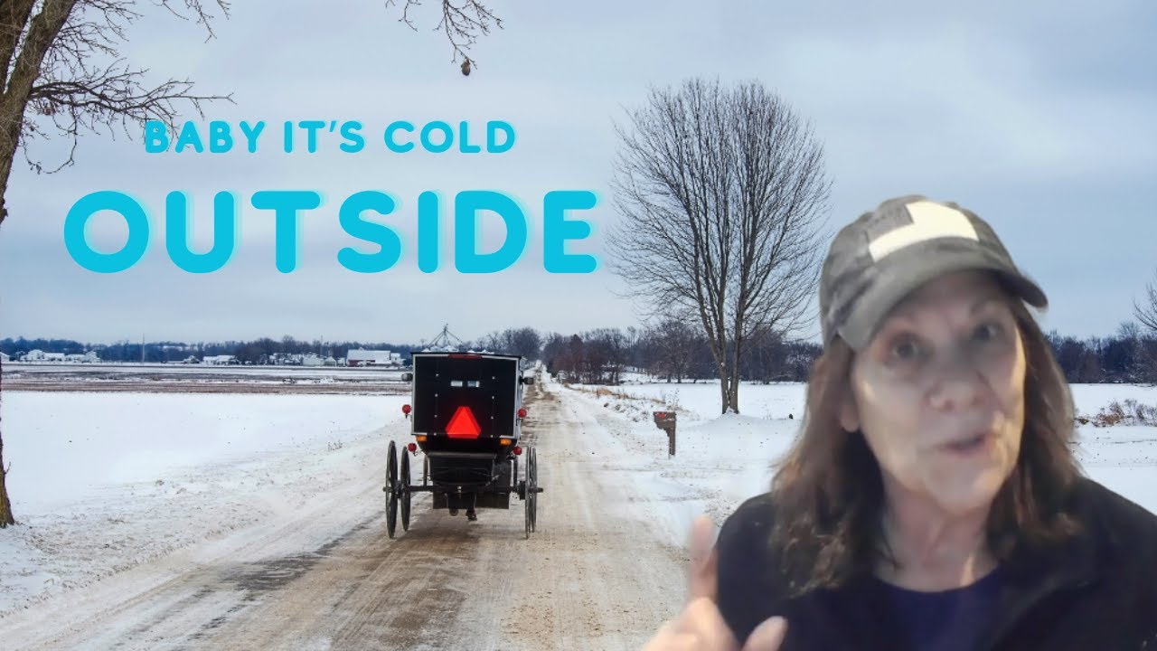 How to stay warm in an Amish Buggy