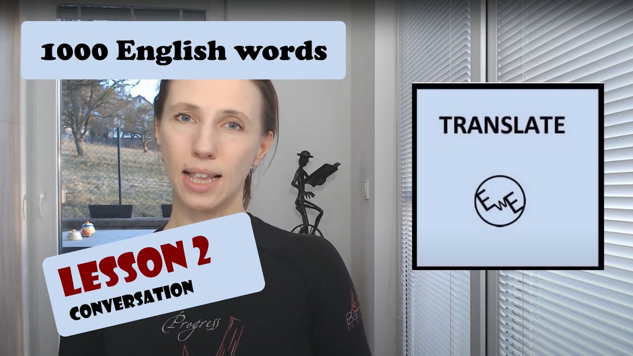 Lesson 2, conversation for beginners, 24 English words, go through the grammar and have conversation