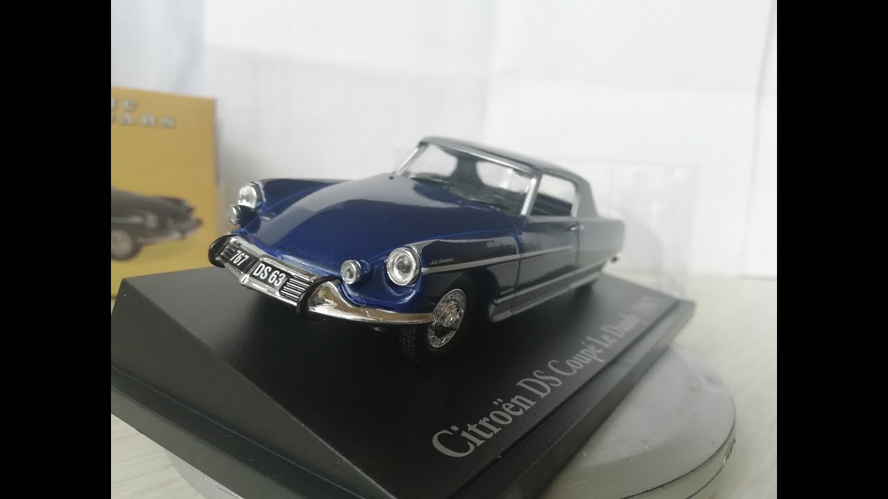 Unboxing Diecast Model Citroen DS 21 Le Dandy Coupé par Chapron by Atlas 1:43