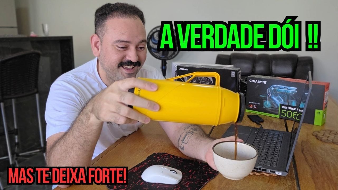 9060 XT 16GB HUMILHOU RTX 5060 8GB, SERÁ MESMO ?? Testes em 1080P 5060 base vs 9060XT !