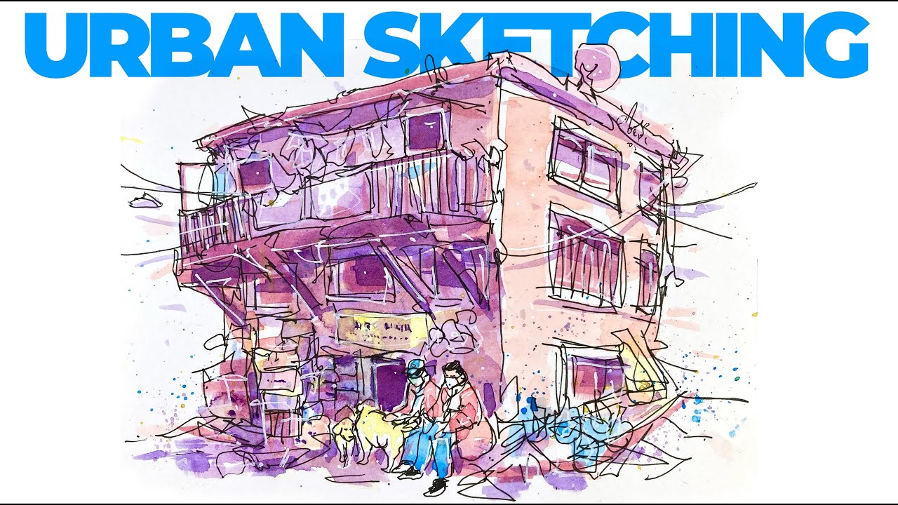 6 tips to improve your URBAN SKETCHING!