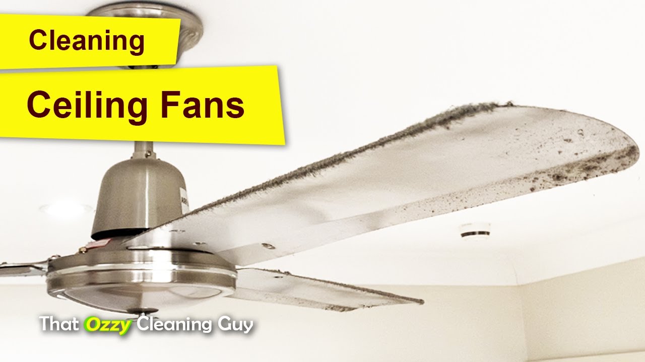 How I Clean Ceiling Fans