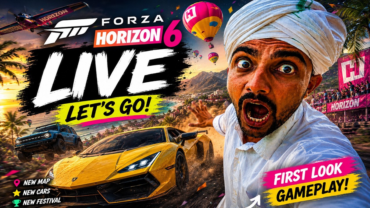 forza horizon 6 LIVE 🔴 Pagal Driver Hindi 😱 Gaming Fans Will REGRET Watching | Mr Mojila