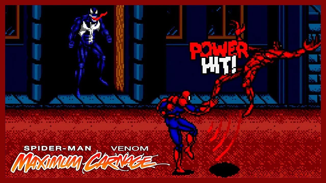 Spider Man and Venom Maximum Carnage - Full Gameplay (No Death) | Sega Genesis/Mega Drive