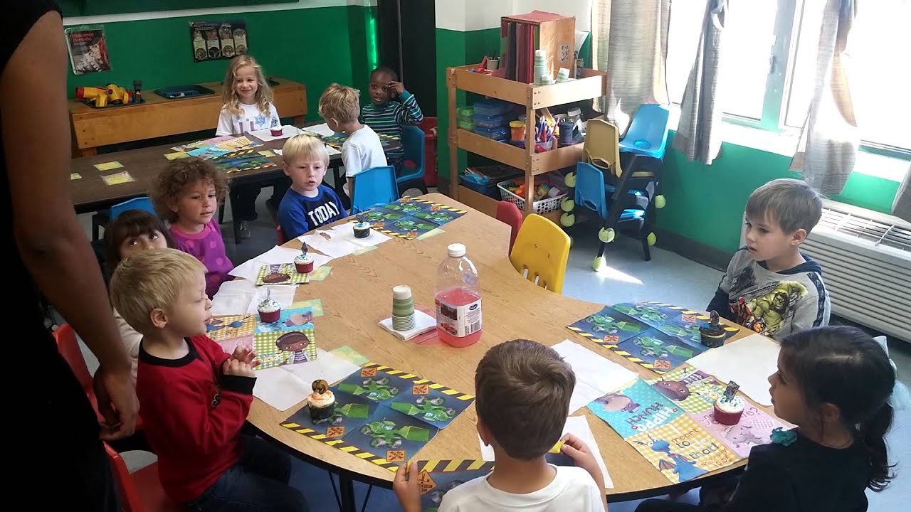 Singing Happy Birthday at School