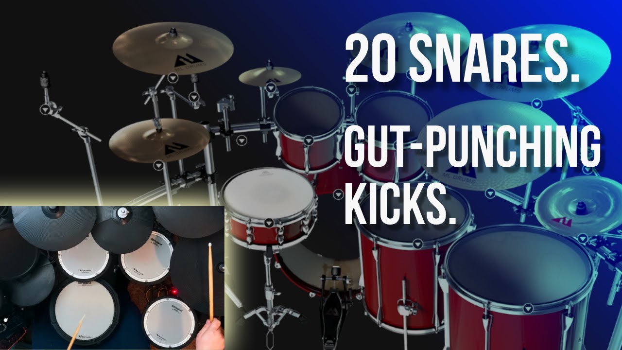 ML Drums Yamz: The Most PUNCHY Kicks + 20 Snares!?