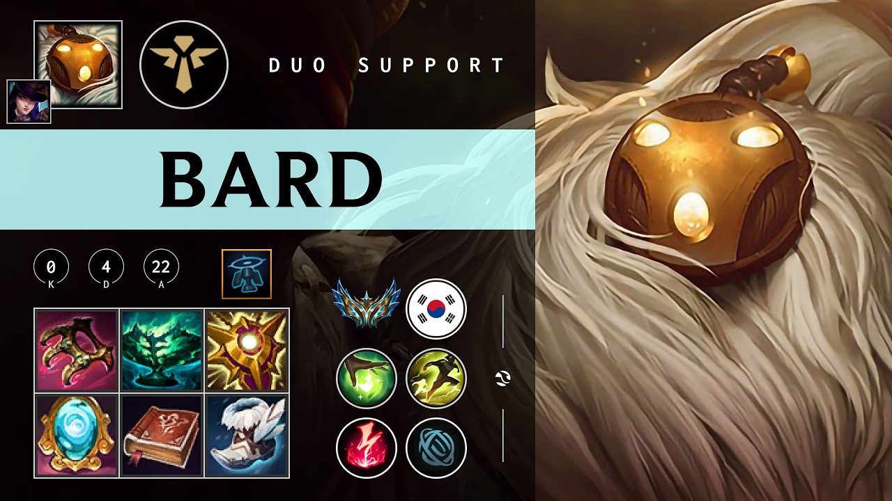 Bard Support vs Lulu - KR Challenger Patch 26.04