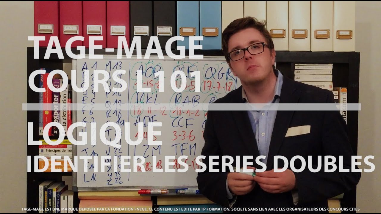 TAGE-MAGE - SERIES LOGIQUES ALPHANUMERIQUES (