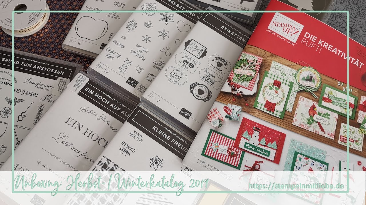 Stampin' Up! Unboxing Produkte Herbst- / Winterkatalog 2019