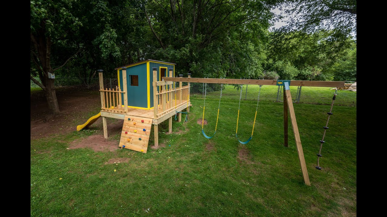 Playhouse Swingset